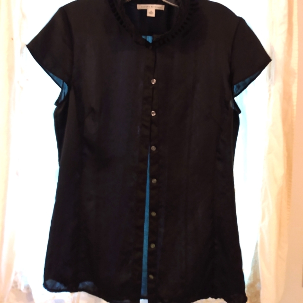 Banana Republic black dress shirt size 8